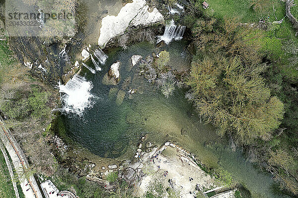 Pedrosa de tobalina Falls from above