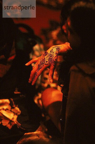 Belly dancing and Henna at a Desert BBQ