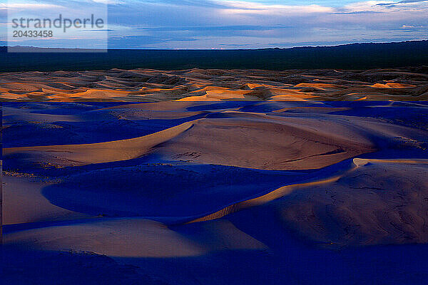 Sand Dunes in the Gobi Desert