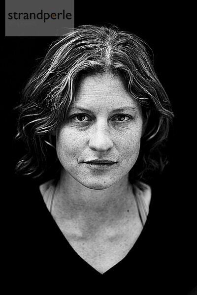 Professional climber Mayan Smith-Gobat poses for a portrait in Camp 4  Yosemite Valley  California.