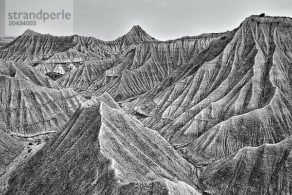 Bardenas Reales park in Navarra  Spain