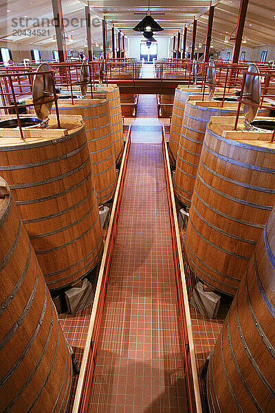 Wine Barrels.