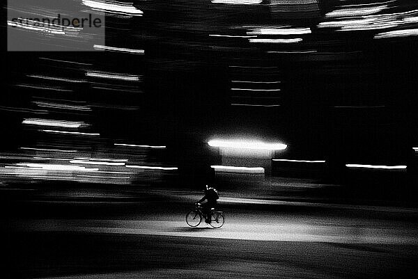 Cycling through Frankfurt Main