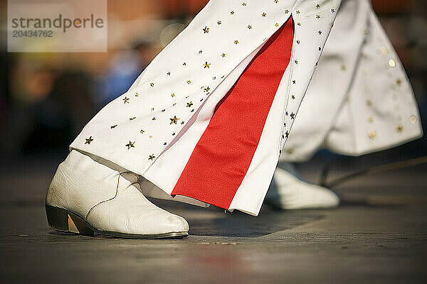 The boots of an Elvis impersonator.