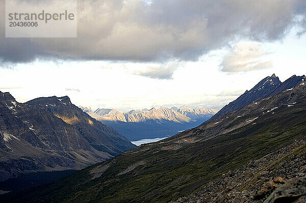 A view from Jonas Pass in Jasper National Park  Alberta Canada.