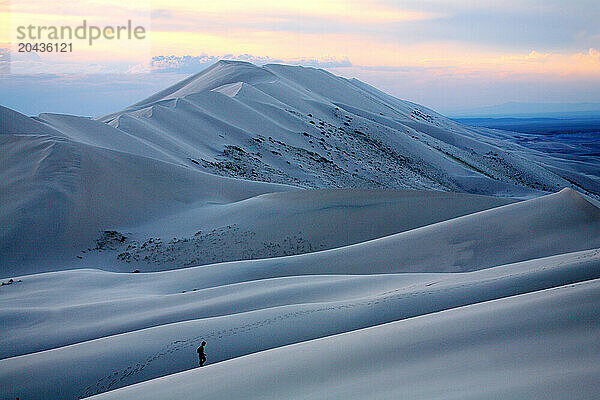 Sand Dunes in the Gobi Desert