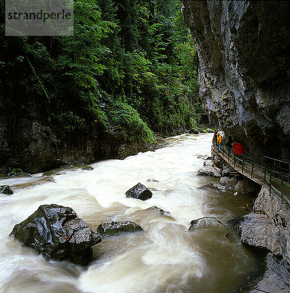 Breitach Gorge  Bavaria Germany