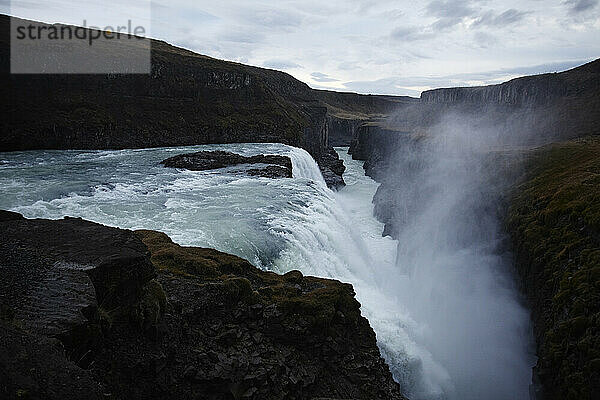 The waterfall Gullfoss