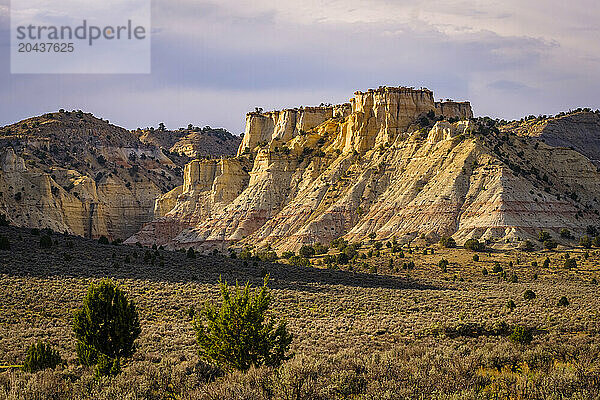 View of rock formations  Escalante  Utah  USA