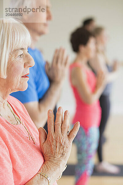 Woman Practicing Yoga