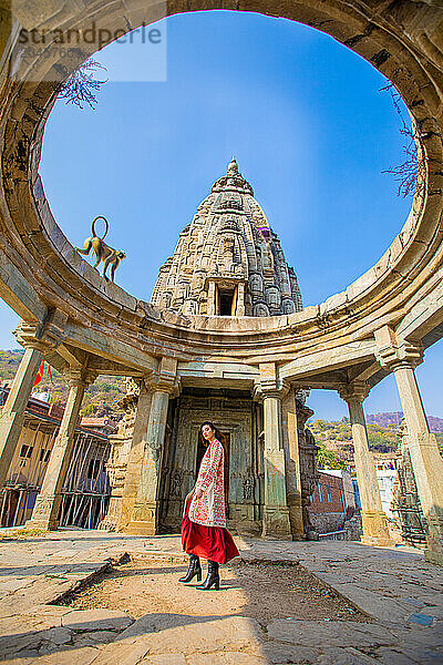 Woman in Jaipur  Rajasthan  India  Asia