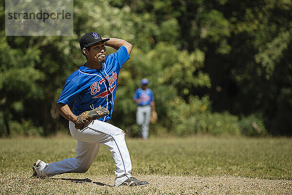 Baseball game near Escameca  Rivas  Nicaragua  Central America