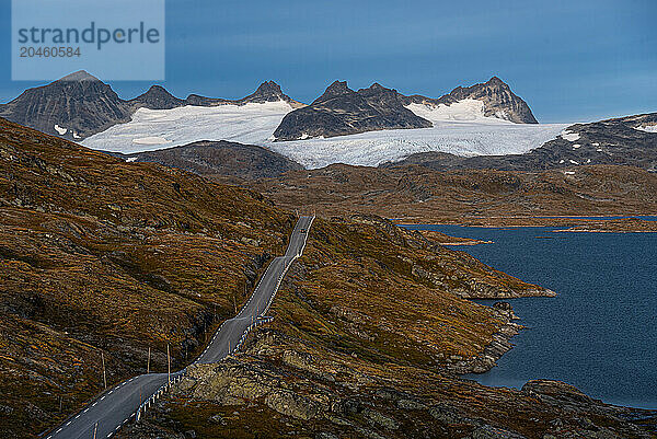 Sognefjellet Mountain Pass  Jotunheimen National Park  Norway  Scandinavia  Europe