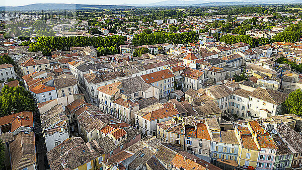 Aerial of Orange  Vaucluse  Provence-Alpes-Cote d'Azur  France  Europe