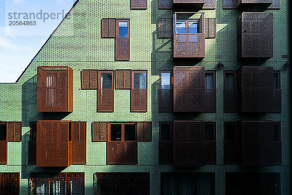 Hotel exterior in Amsterdam