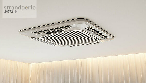 Air conditioner mounted on ceiling