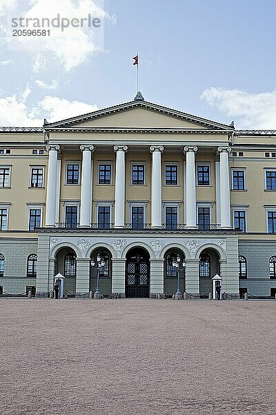 Royal palace in oslo  norway