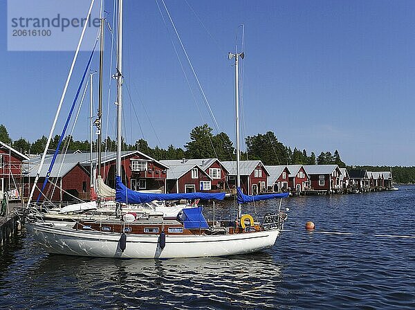 Boathouses in Mellanfjärden