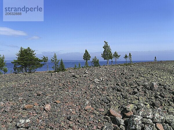 Rattling stone field