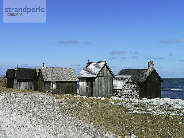 Fishing village Helgumannen on Fårö