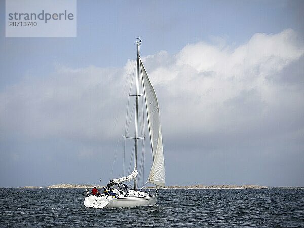 Sailing boat on the Baltic Sea