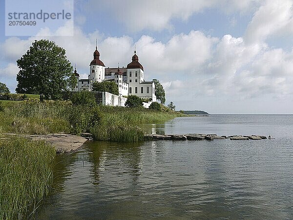 Läckö Castle in Lake Vänern  Sweden  Europe