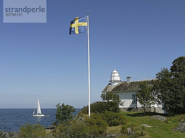 Lighthouse on Lake Vänern in Sweden