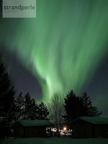 Aurora Borealis on 3 March 2011 in Karasjok  in Finnmark in northern Norway. The sunspot 1165 provided beautiful northern lights for days