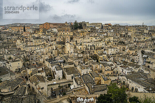 Sassi di Matera  UNESCO World Heritage Site  Basilicata  Italy  Europe