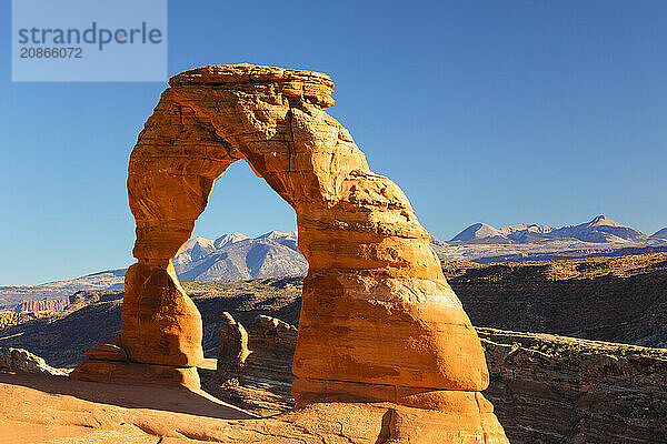 Delicate Arch  Arches National Park  Utah  USA  Arches National Park  Utah  USA  North America