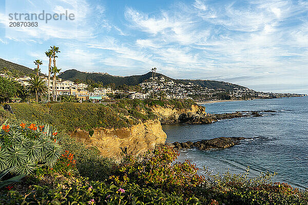 Beautiful view of the coastline at south Laguna Beach