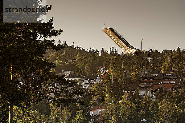 Holmenkollbakken  Holmenkollen  ski jumping hill  ski jump  Oslo  Norway  Europe