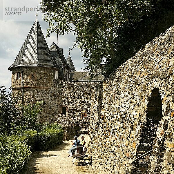 Friedberg Castle  southern castle fortifications  Friedberg  Wetterau  Hesse  Germany  Europe