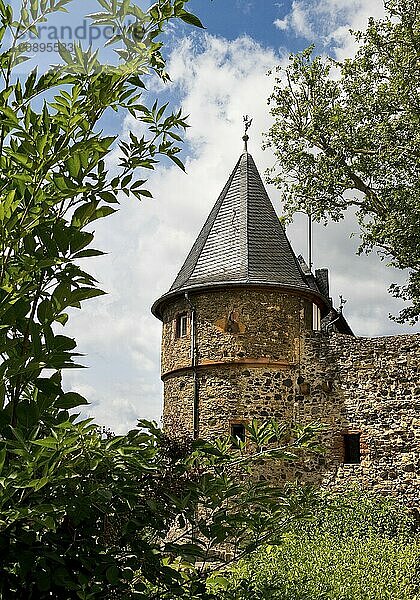 Friedberg Castle  southern castle fortifications  Friedberg  Wetterau  Hesse  Germany  Europe