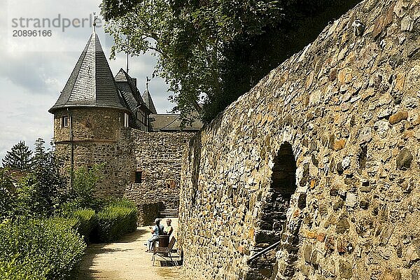 Friedberg Castle  southern castle fortifications  Friedberg  Wetterau  Hesse  Germany  Europe