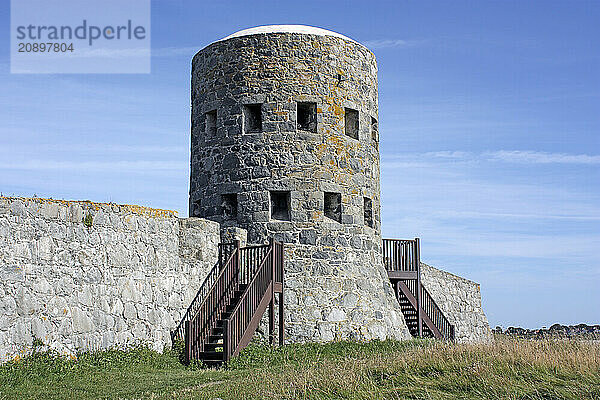 Channel Islands. Guernsey. Rousse Tower.