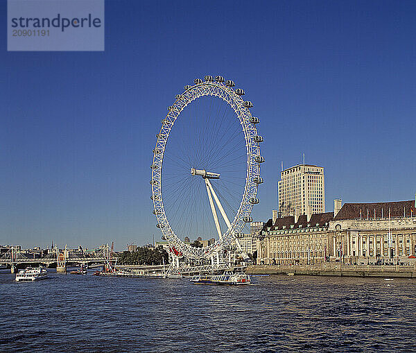 United Kingdom. England. London. London Eye (Millennium Wheel).