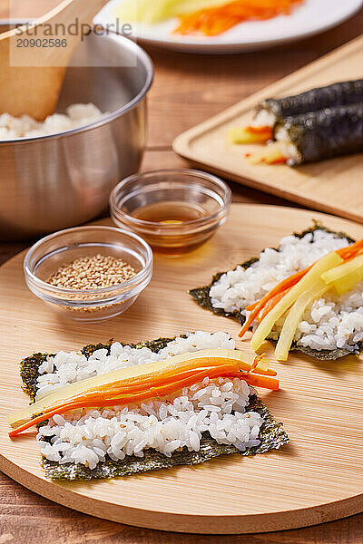 Korean style Kimbap