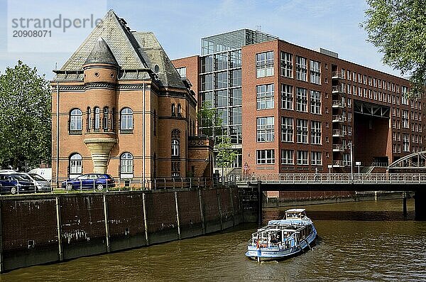 Deutschland  Hamburg  HafenCity  Kehrwiederspitze  Hafenpolizeiwache 2  Europa