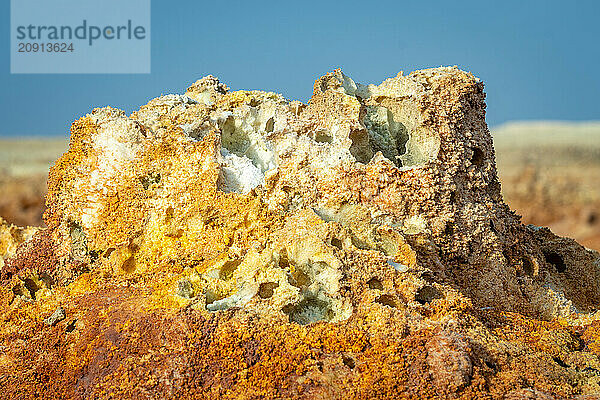 Hydrothermale Dallol Quellen in der Danakil Senke im Afar Dreieck  Äthiopien  Afrika