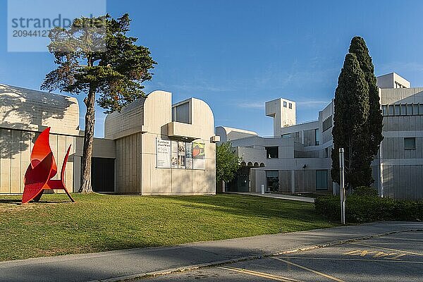 Fundació Joan Miró  Museum Miró am Montjuic in Barcelona  Spanien  Europa