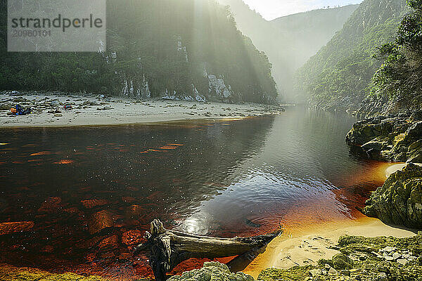 Lottering River at Otter Trail in Tsitsikamma Section  Garden Route National Park  Eastern Cape  South Africa