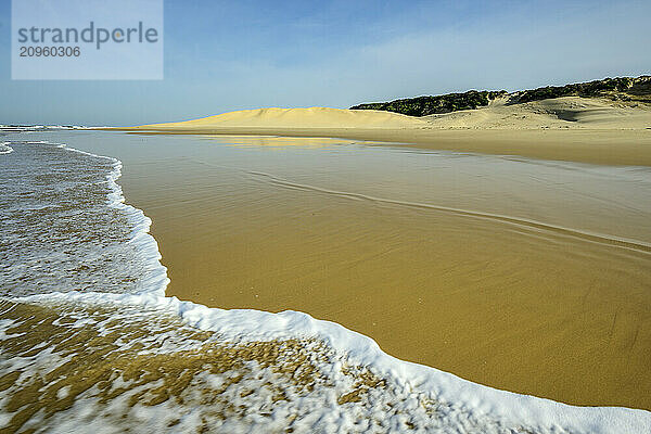 Beach coastline at Cannon Rocks trail in Eastern Cape  South Africa