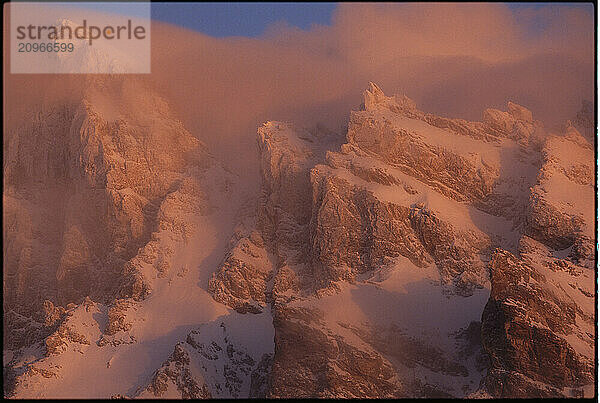 Winter in Grand Teton National Park.