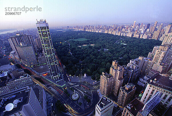 Aerial View of Central Park.