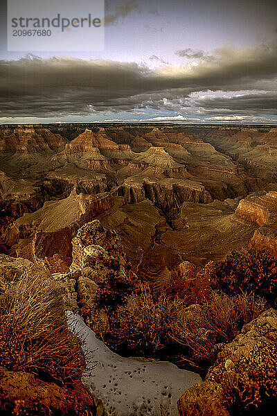 The Grand Canyon at sunset