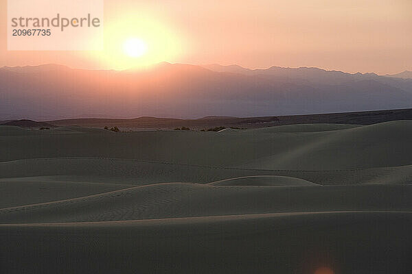 Sand dunes  Death Valley  California.