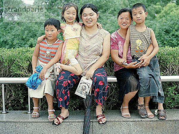 A portrait of a family in Shanghai