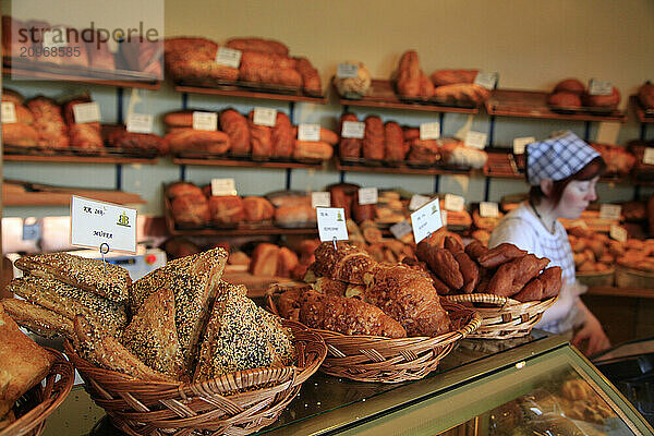 Bread in local bakery  Iceland