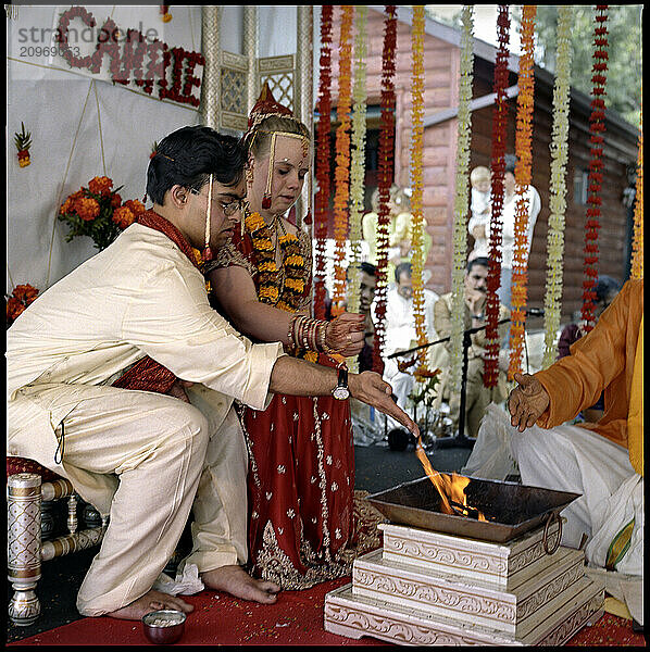 Wedding of a young couple with Down Syndrome